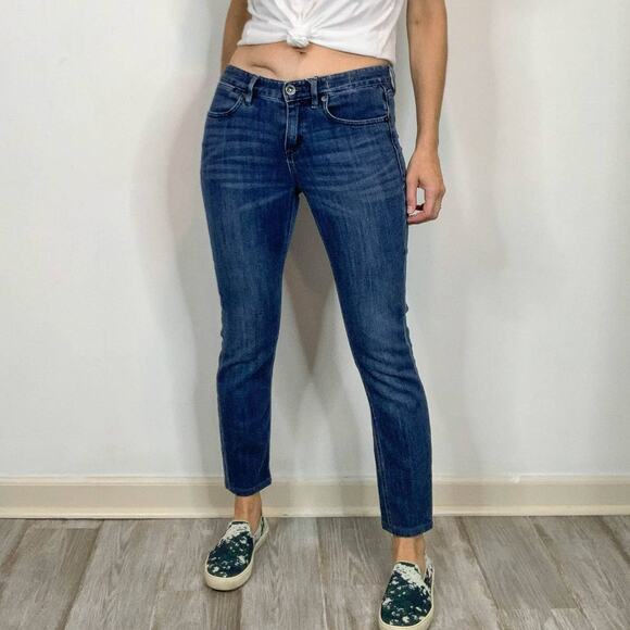 MADEWELL Skinny Skinny jeans low rise dark wash ankle length y2k 2468 - Picture 14 of 14